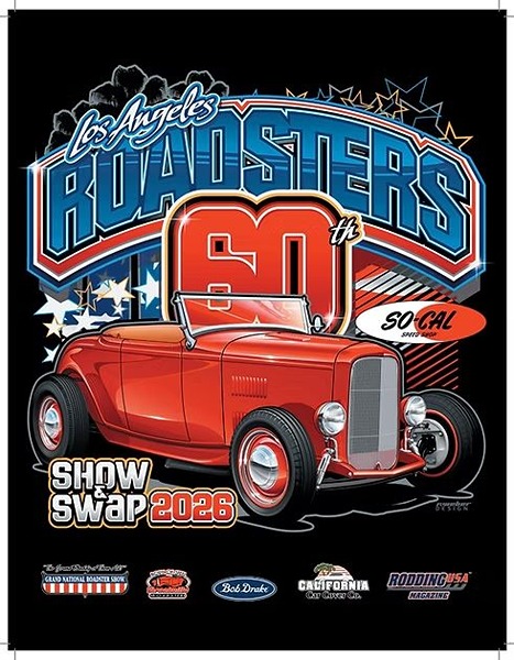 LA Roadsters Show And Swap flyer June 2026